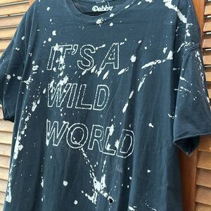 Pebby Forevee Distressed Side Slit Tee